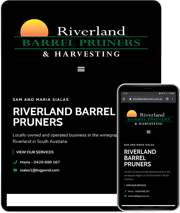 Riverland Barrel Pruning & Harvesting